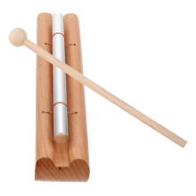 Percussion Chime with Mallet, Clear Resonant Tone Metal Musical Chime Bars for Classroom and Performance