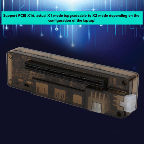 Laptop External PCIe Video Card Dock with USB & Power Inputs 2