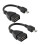 Micro USB OTG Cable Adapter Direct Connection Black for Celkon Millennia Q58 Android Smartphone 1