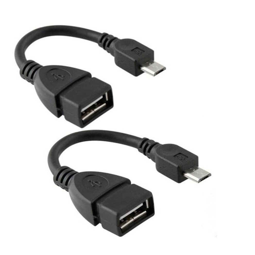 Micro Usb Otg Adapter For Android Phones And Compatible With Zte Radiant Plugandplay Connector Black 9092120793222