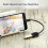 Micro USB OTG Cable Adapter Direct Connection Black for Celkon Millennia Q58 Android Smartphone 4