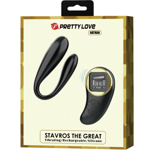PRETTY LOVE - NATHAN DOUBLE PLEASURE VIBRATOR REMOTE CONTROL 2