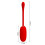 PRETTY LOVE - JULIUS WATERPROOF-RECHARGEABLE VIBRATING EGG RED 6