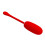 PRETTY LOVE - JULIUS WATERPROOF-RECHARGEABLE VIBRATING EGG RED 2