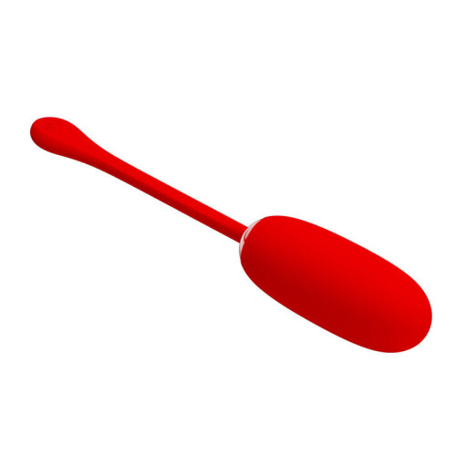 PRETTY LOVE - JULIUS WATERPROOF-RECHARGEABLE VIBRATING EGG RED 1