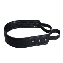 Adjustable Padded Leather Tuba Strap with Comfortable Shoulder Support for Brass Instruments