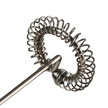 Mini Stainless Steel Egg Beater & Milk Frother, Battery-Powered