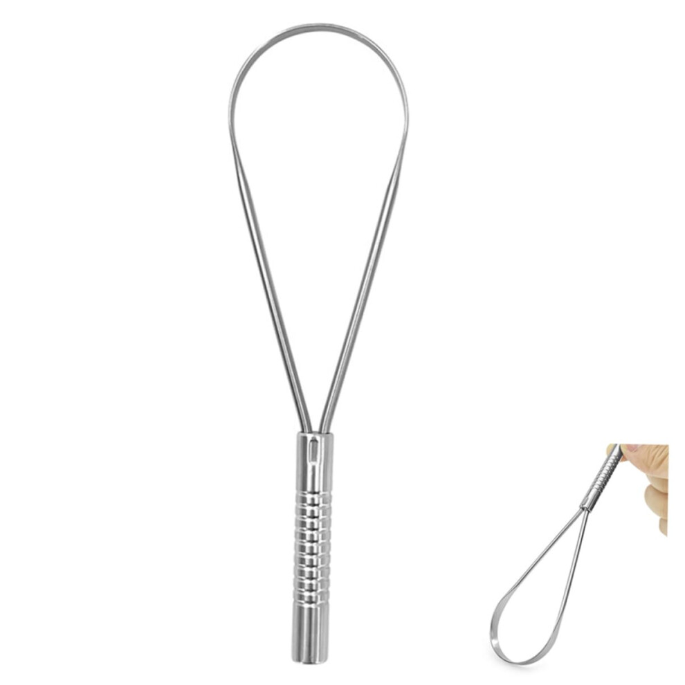 Tongue Scraper DualSided Medical Grade Oral Care Tool for Adults with Ergonomic Grip