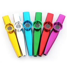 6Pcs Multipack Kazoo Musical Instrument for Kids Adult Aluminum Alloy Kazoo