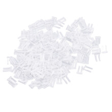 200 pezzi Manicotti di compressione per occhiali senza montatura 1.4x0.8x7.0mm Accessori di fissaggio AU