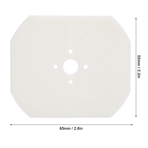 70 pezzi di modelli di lenti per occhiali 65x55mm bianco 1