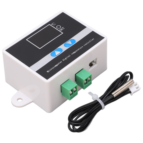 Stable Performance Temperature Controller Digital LED Switch Module For Aquariums And Greenhouses With Waterproof Sensor Probe High Accuracy 0.1C