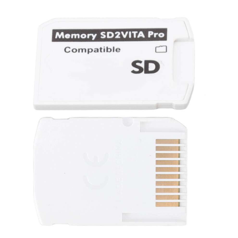 Storage Card Adapter For Ps Vita 1000/2000 Micro Memory Card Slot White 4631390190123