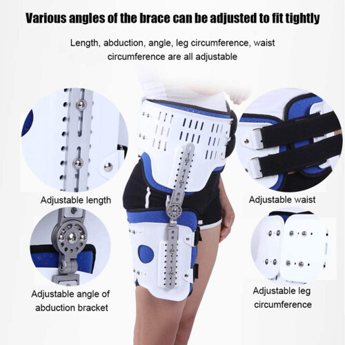 Adjustable Hip Abduction Brace for Post Surgery Recovery, Left Side Hip Support for Sciatica Pain Relief 2