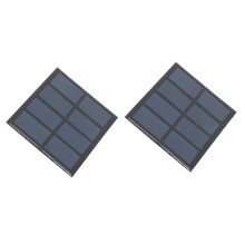 2Pcs 0.9W 2V High Efficiency Polysilicon Solar Panel for Emergency & Small Power