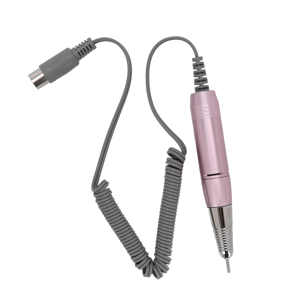 Pink Nail Drill Handle 0Â3000Rpm Metal Electric Nail File For Salon