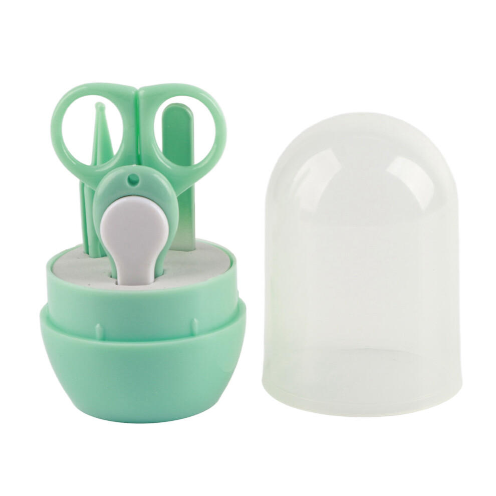 Baby Manicure Kit, Precision Stainless Steel Tools For Newborns, Infants, Toddlers, And Kids, Complete With Non-slip Handle, Gentle Glass Nail File,