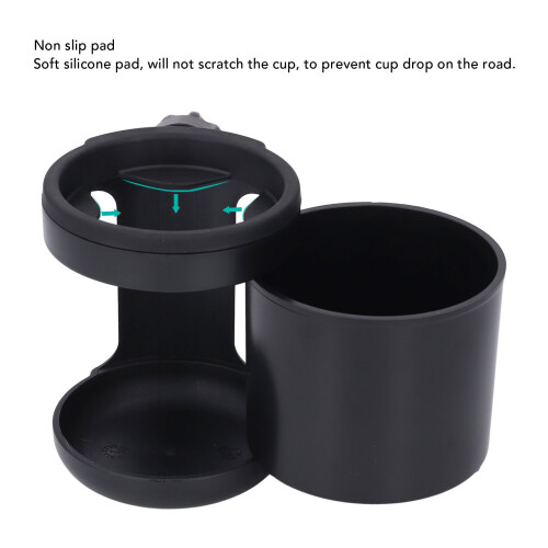 Foldable 360 Rotatable Cup Holder for Stroller, Bike, and Scooter 2