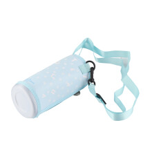 Portable PU Water Bottle Carrier Bag 420-500ml, 6.5x18cm, Multicolor