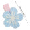 30 pièces de nœuds fleuris pour chignon, 3,5 cm, multicolores 5