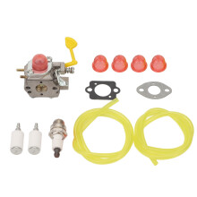 High Accuracy Carburetor Replacement for Poulan Pro BVM200VS Gas Blower, Simple Installation Kit with Air Filter and Fuel Line for Stable Engine