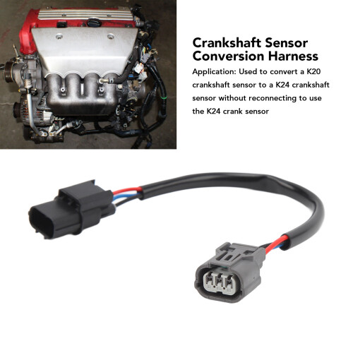 K20 to K24 Sensor Jumper Adapter, ABS Metal