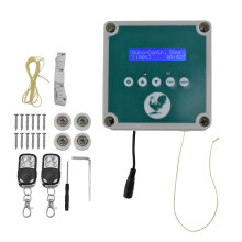 Smart Automatic Chicken Coop Door WiFi Enabled, Raccoon Failed Aluminum Alloy Design With Timer & Light Sensor, Weatherproof Auto Door With LCD
