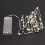 4pcs White Pearls Beads String Lights, Low Voltage LED Decorative Decorative 7