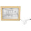 Wall Mounted LED Illuminated Photo Frame, Double Storage Ready Decorative Anime Panel with White Light Mode, Natural Warm Lighting Options for Home 1