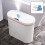 Touchless Automatic Trash Can with Builtin Oil Diffuser, 4 Gallon USB Motion Sensor Bin for Bathroom 1