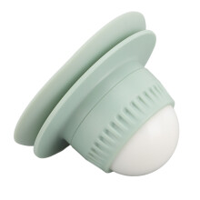 360 Massage-Kugel mit Saugnapf gegen Verspannungen, 10 cm, grün
