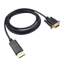 Cavo DP a VGA da 1,8 m, DisplayPort a VGA, nero