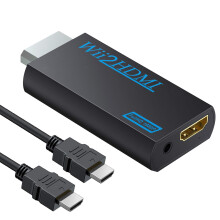HDMI Adapter for Wii with 3.2M Cable, 1080p Video Output and 3.5mm Audio Jack