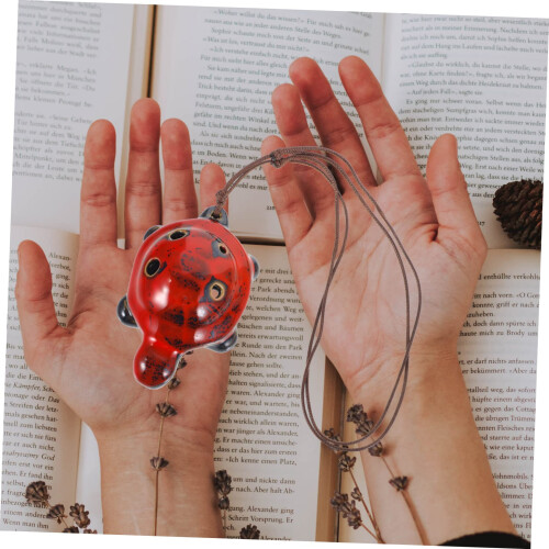 Ceramic Turtle Ocarina Six Hole Easy Play Clear Tone Durable Finish Beginner Gift 2