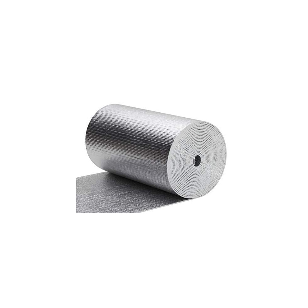 Reflective Foam Insulation Roll 48X50 Ft With 95% Heat Reflection And Waterproof Oilresistant Barrier 9092120797060