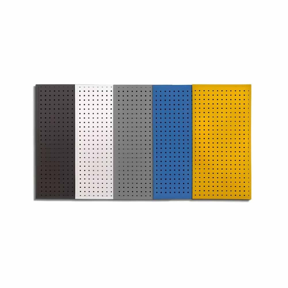 Metal Pegboard Panel 45X90cm Grey Wallmounted Tool Organizer For Garage, Workshop And Kitchen 9169991974217