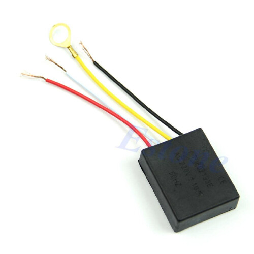 Touch Lamp Switch 4 Wire Touch Control On Off Sensor for Table Lamp Metal Base