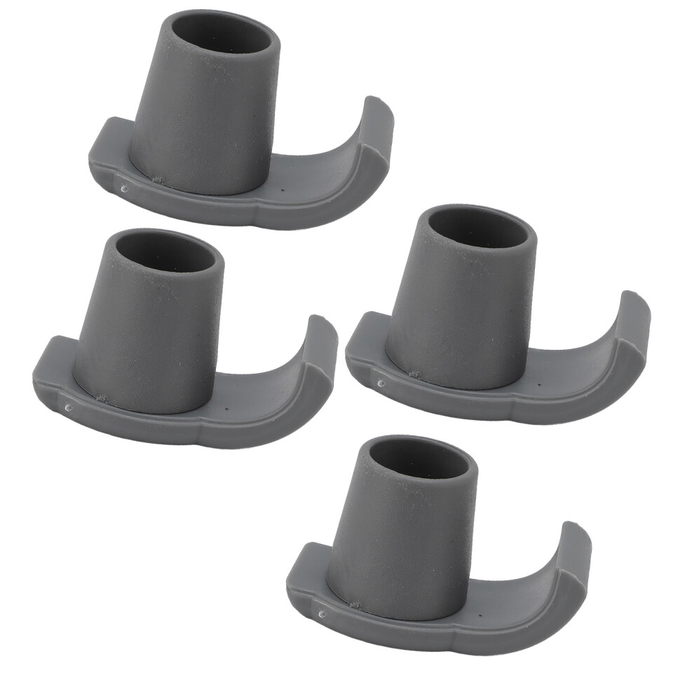 Gray 4Pcs Walker Ski Glides For Seniors Mobility Aid 85Mm