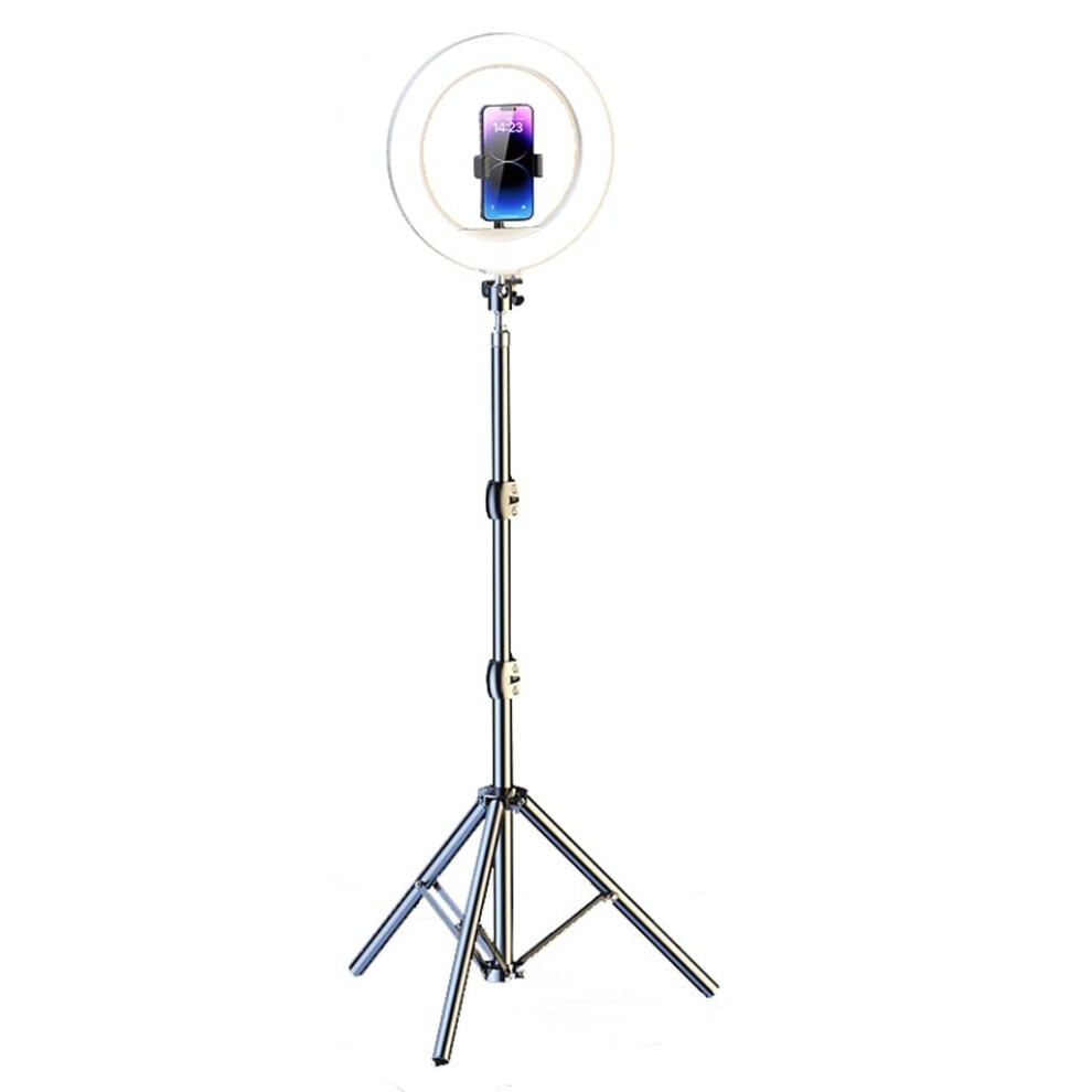 Live Streaming Ring With Adjustable Tripod Stand, Tricolor Modes, Shadow Ing 33X210cm Light 9092120798111