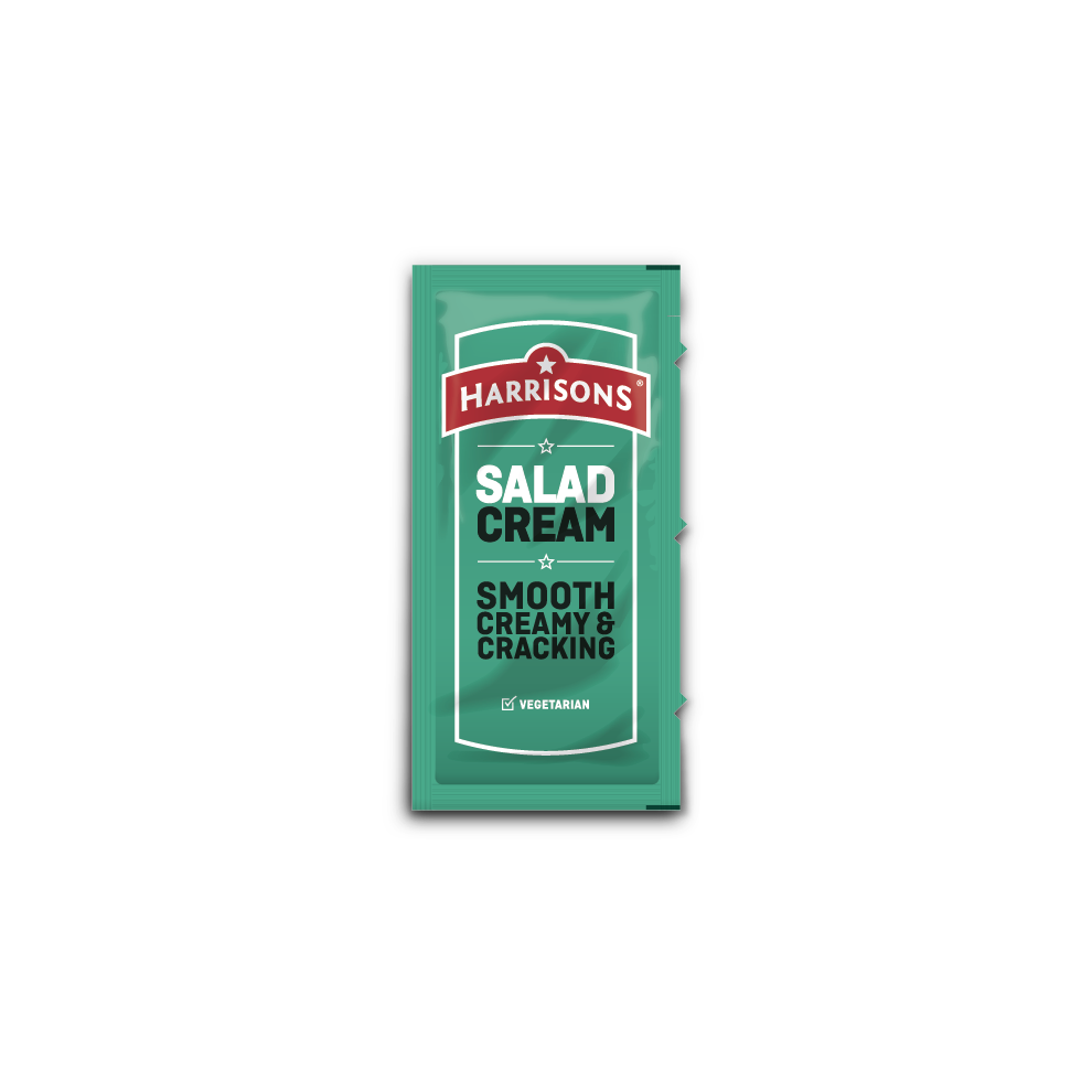 Harrisons Sauces Salad Sachet (Case Of 200) Cream