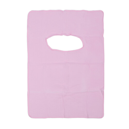 Cotton Breathable Nursing Cover Shawl 64x93cm Full Coverage Pink 2