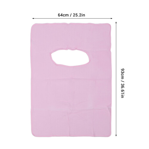 Cotton Breathable Nursing Cover Shawl 64x93cm Full Coverage Pink 1
