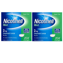 Nicotinell Mint 2mg Lozenge 204s Pack of 2