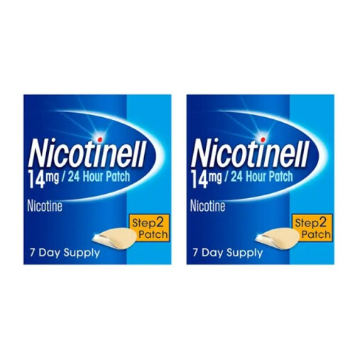 Nicotinell 14mg/24 Hour Patches Step 2 Pack of 2