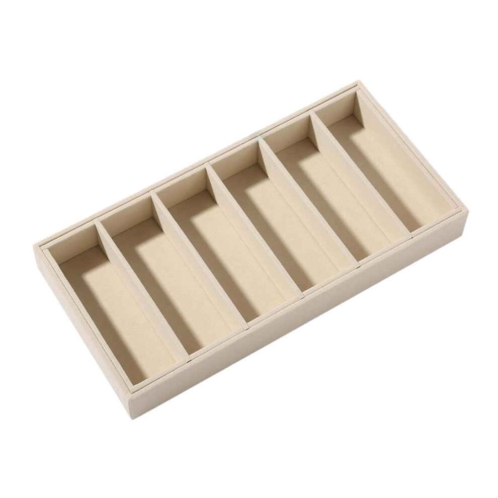 Eyewear Organizer Sunglasses Storage Case with Stackable Display Tray and ScratchResistant Flannel