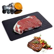Extra Large Meat Defrosting Tray Quick Thaw Plate for Frozen Food, 3x Faster No Electricity