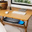 Under Desk Keyboard Tray with 360 Rotating Mouse Platform, Ergonomic Wrist Support, Black 4