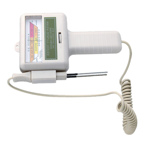Digital Pool Water Tester pH and Chlorine Meter Dual Parameters Large EasyRead LCD Display
