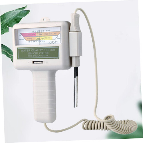 Digital Pool Water Tester pH and Chlorine Meter Dual Parameters Large EasyRead LCD Display 2