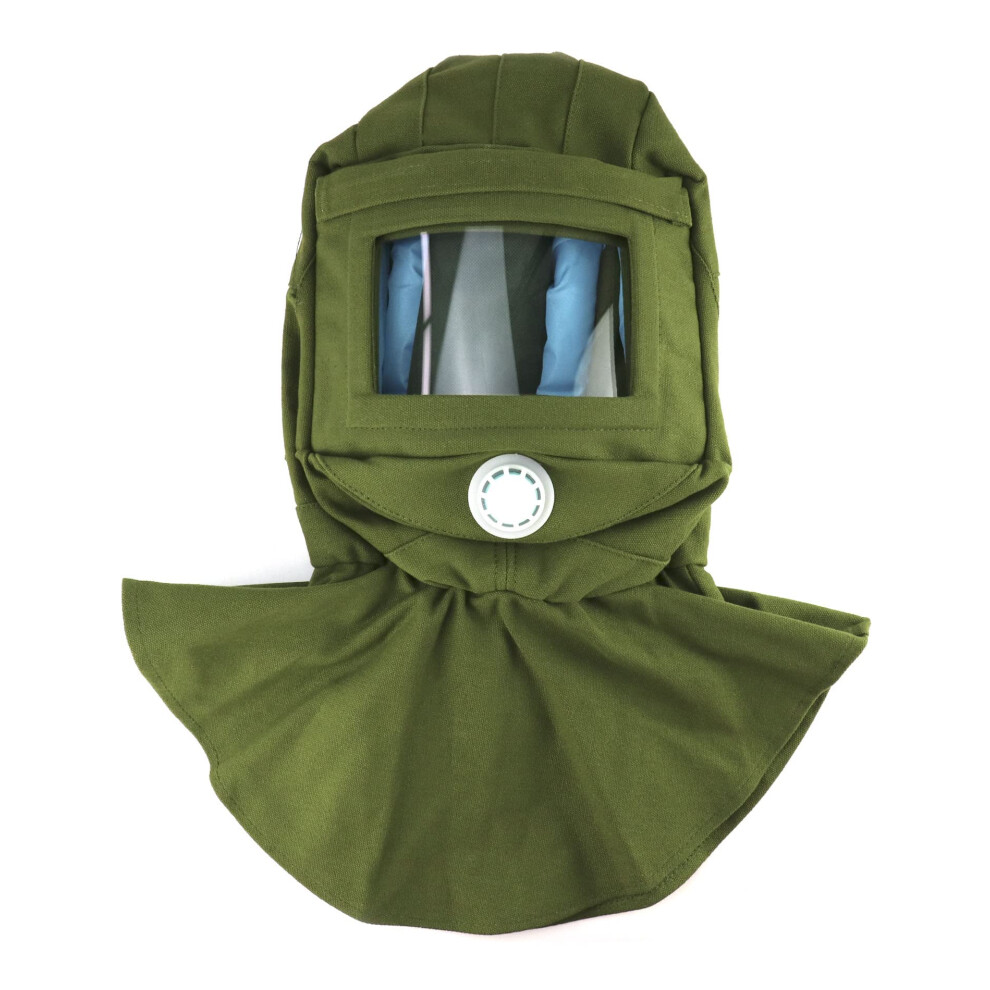 Sandblasting Hood With Viewing Window And Neck Protector, Protective Helmet For Dust And Debris 9169991974941
